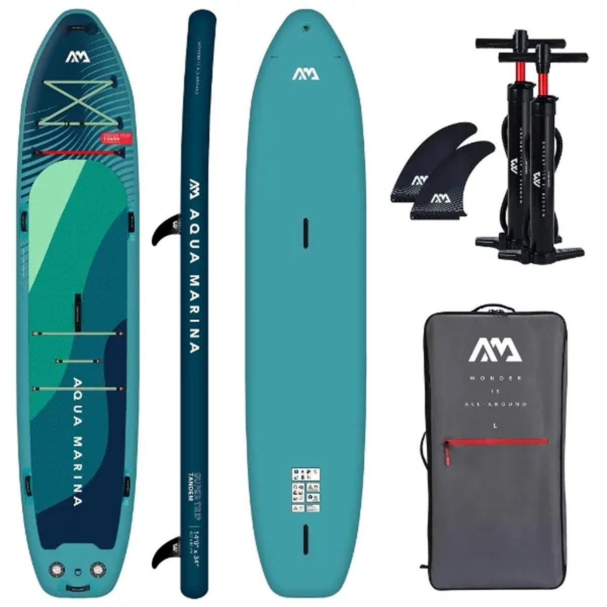 Aqua Marina Super Trip Tandem All-Around iSUP 14' 0